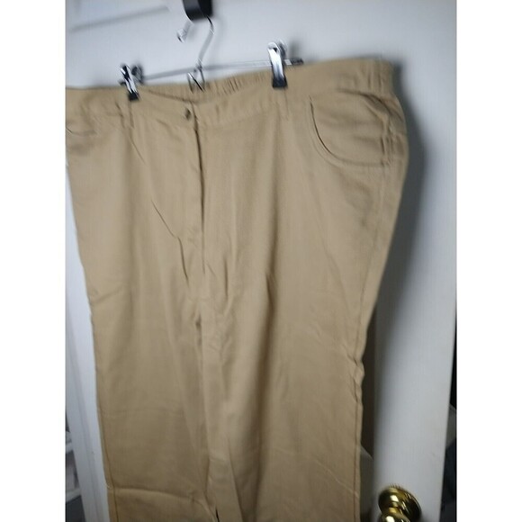 Woman Within Brown Stretch Waist Brown Jeans. Size 26T - Picture 3 of 12